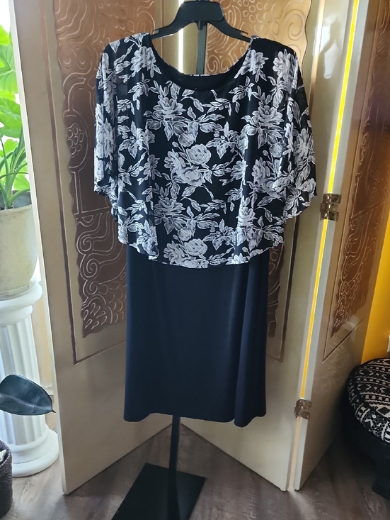 formal black plus size dresses Connected Apparel Dress, US Size 8